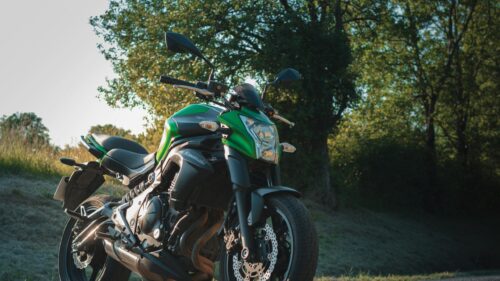 Kawasaki Z650 Naked Sportbike Green Motorcycle Desktop Wallpaper