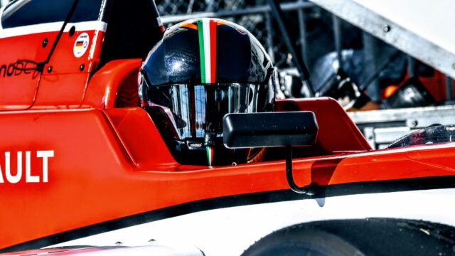 Formula 1 Racing Driver in Cockpit Close-up 4K Wallpaper
