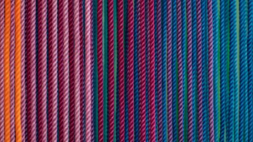 Vibrant Rainbow Rope Texture Abstract Pattern 4K Wallpaper