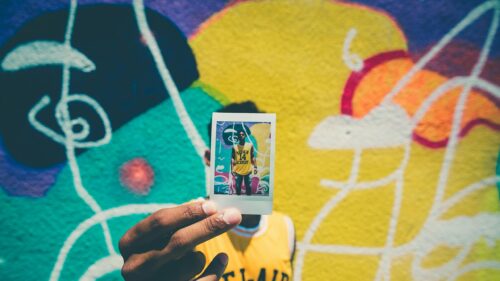 Bel-Air Academy Basketball Jersey Polaroid Aesthetic 4K Wallpaper