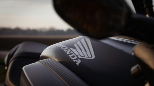 Honda Motorcycle Fuel Tank Close Up 4K Wallpaper