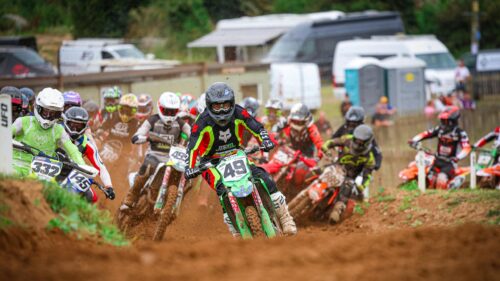 High-Speed Motocross Race Action 4K Desktop Wallpaper