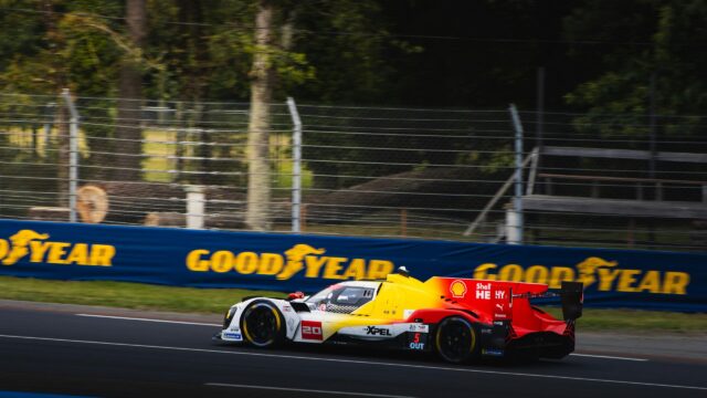 BMW M Hybrid V8 Hypercar Racing at Le Mans 4K Wallpaper