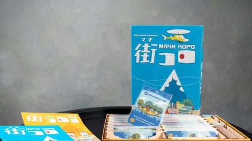 Machi Koro Board Game Collection Set on Table 4K Wallpaper