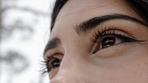 Close-up Beautiful Woman Eyes Macro Photography 4K Wallpaper