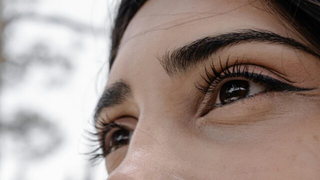 Close-up Beautiful Woman Eyes Macro Photography 4K Wallpaper