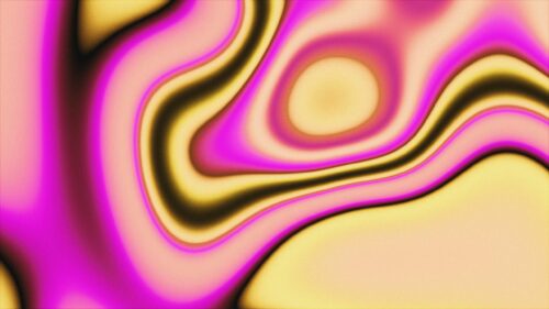 Abstract Pink and Gold Fluid Motion 4K Desktop Wallpaper