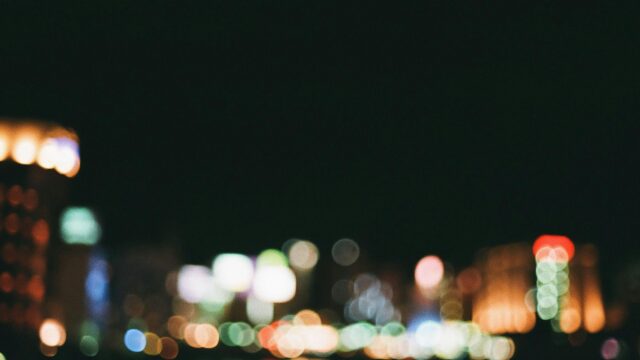 Abstract Night City Lights Bokeh Glow 4K Desktop Wallpaper