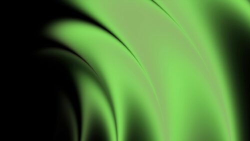 Abstract Green Wavy Silk Flowing 4K Desktop Wallpaper