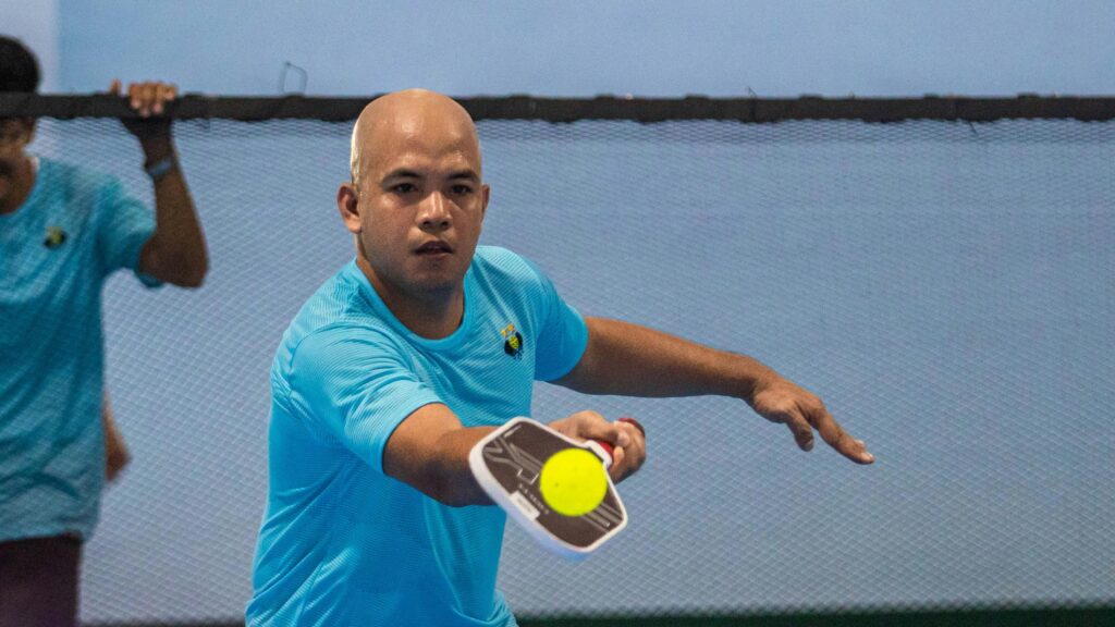 Professional Pickleball Player Action Shot Sports 4K Wallpaper