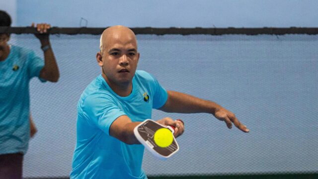 Professional Pickleball Player Action Shot Sports 4K Wallpaper