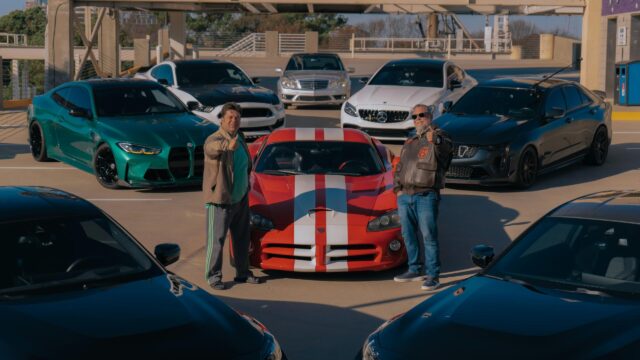Exotic Sports Car Collection with Enthusiasts 4K Desktop Wallpaper