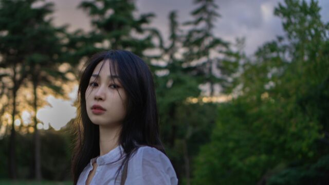 Stunning Asian Girl in Nature Portrait High Quality 4K Desktop Wallpaper