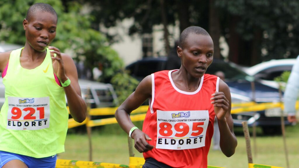 Two Kenyan Runners Competing at National Cross Country Championship 4K Wallpaper