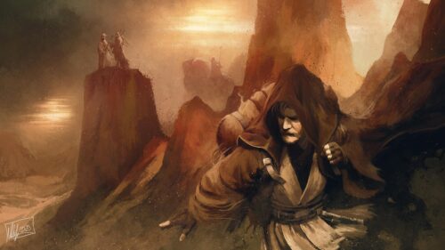 Obi Wan Kenobi Desert Wanderer Star Wars 4K Desktop Wallpaper