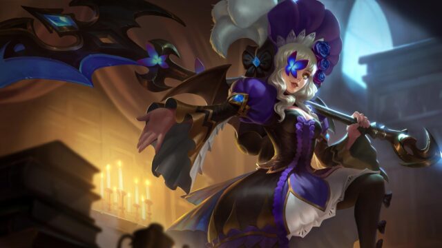 Alice Butterfly Goddess Mobile Legends Skin Art 4K Desktop Wallpaper