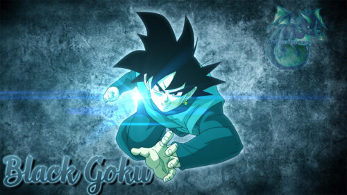 Goku Black Anime Fighter Dynamic Pose 4K Desktop Wallpaper