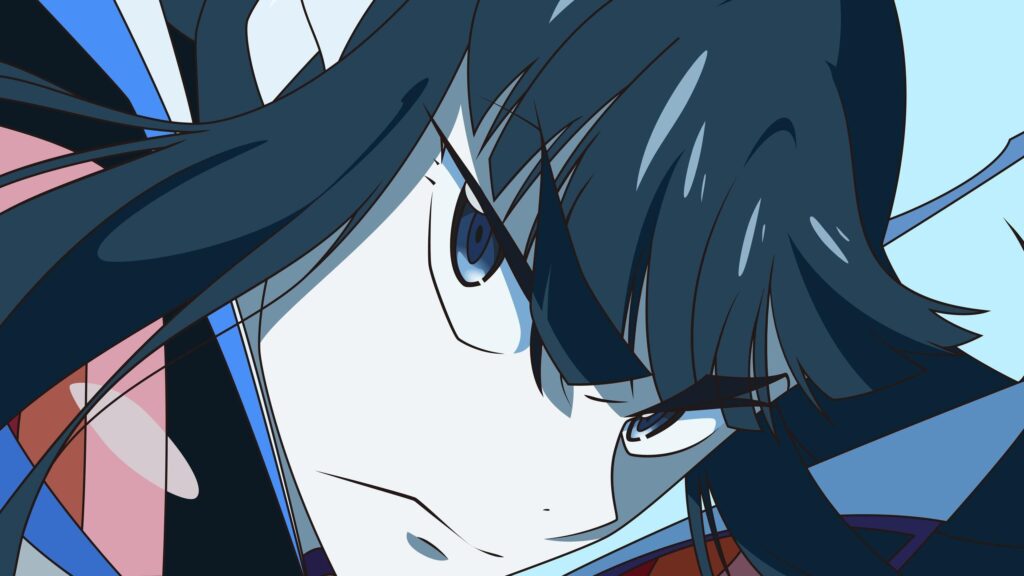 Satsuki Kiryuin Intense Stare Kill la Kill Anime 4K Desktop Wallpaper