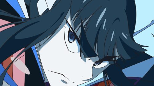 Satsuki Kiryuin Intense Stare Kill la Kill Anime 4K Desktop Wallpaper