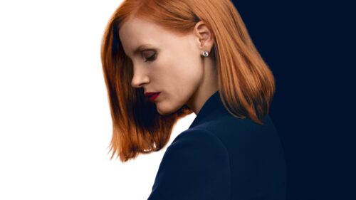Jessica Chastain Profile Portrait Professional Look 4K Wallpaper