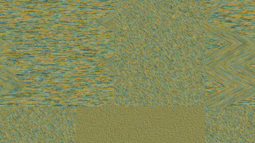 Abstract Geometric Texture with Teal and Golden Hues 4K Desktop Wallpaper