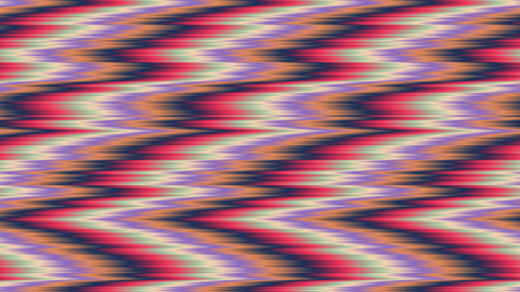 Vibrant Retro Zigzag Pattern Abstract Art 4K Desktop Wallpaper