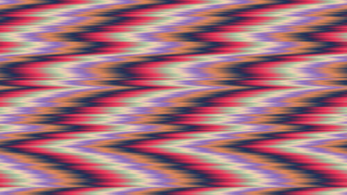 Vibrant Retro Zigzag Pattern Abstract Art 4K Desktop Wallpaper