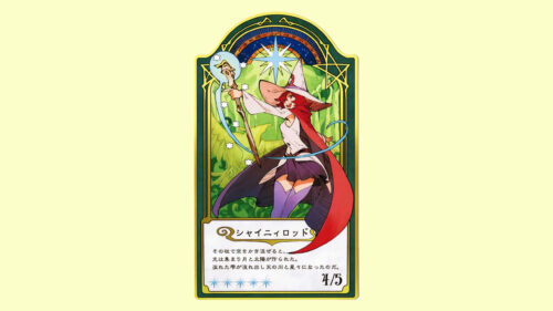 Little Witch Academia Shiny Chariot Tarot Card Style 4K Desktop Wallpaper
