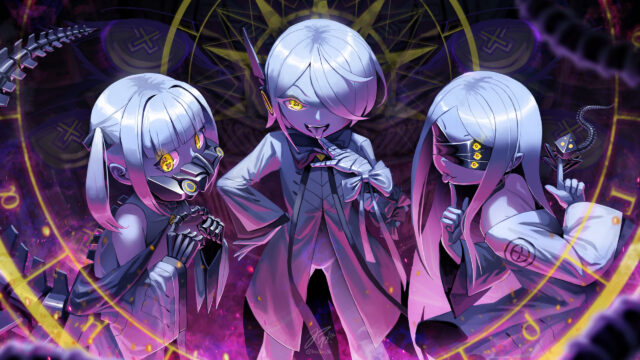 Anime Trio Dark Fantasy Magic Circle 4K PC Wallpaper