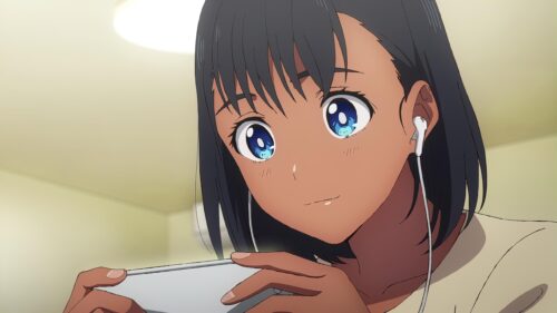Beautiful Anime Girl Listening to Music 4K PC Wallpaper