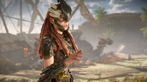 Aloy Horizon Forbidden West Cinematic Portrait 4K Desktop Wallpaper