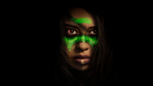Amber Midthunder as Naru from Prey Predator Film 4K Desktop Wallpaper
