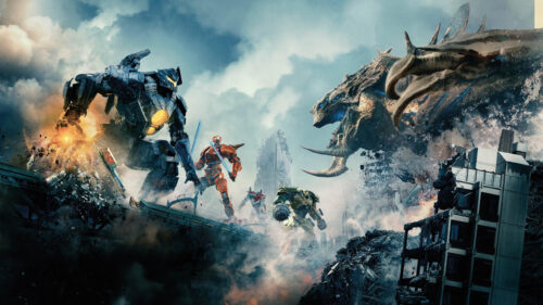 Pacific Rim Uprising Giant Robots vs Kaiju Battle Desktop Wallpaper