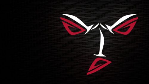 Abstract ROG Gaming Logo Artistic Design 4K Desktop Wallpaper