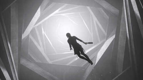 Control Video Game Jesse Faden Floating in Astral Plane 4K Desktop Wallpaper
