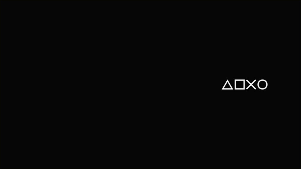 Minimalist PlayStation Controller Symbols Gaming 4K Desktop Wallpaper