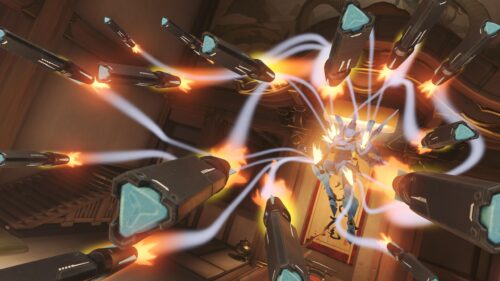 Pharah Barrage Ultimate Attack Overwatch 2 PC Wallpaper