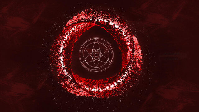 Itachi Uchiha Mangekyou Sharingan Red Abstract Art Desktop Wallpaper