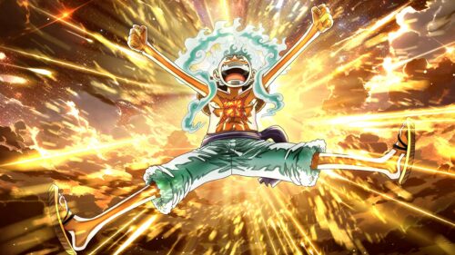 Luffy Gear 5 Joy Boy Transformation Anime 4K Desktop Wallpaper