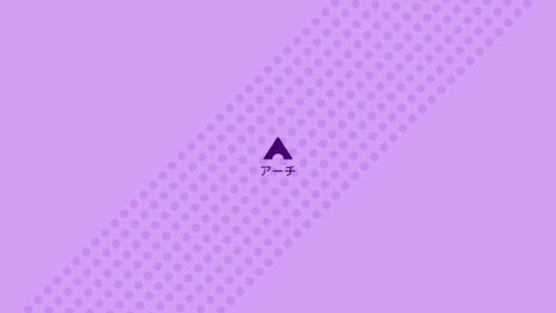 Minimalist Purple Arch Logo Design 4K PC Wallpaper
