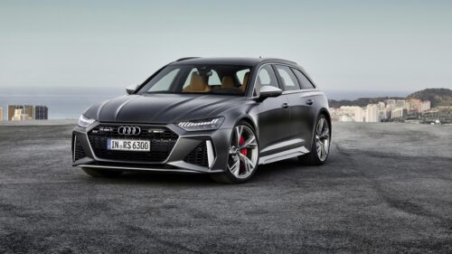 Stunning Matte Grey Audi RS6 Avant Sports Wagon 4K Desktop Wallpaper