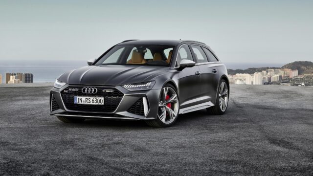 Stunning Matte Grey Audi RS6 Avant Sports Wagon 4K Desktop Wallpaper