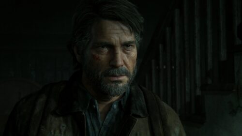Joel Miller Serious Expression The Last of Us Part II 4K Desktop Wallpaper
