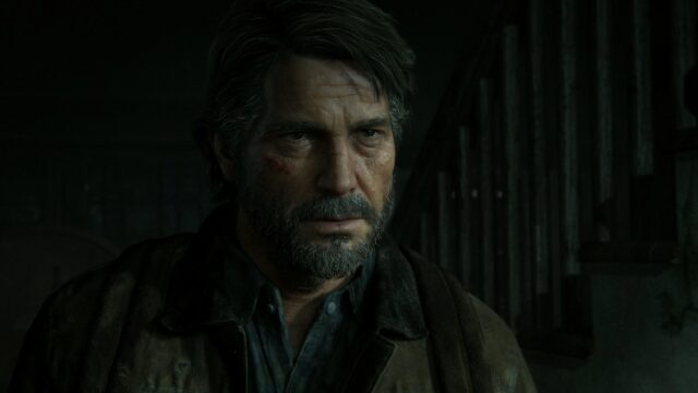 Joel Miller Serious Expression The Last of Us Part II 4K Desktop Wallpaper