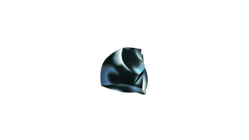 Abstract Glossy Dark Geometric Form Minimalist Desktop Wallpaper