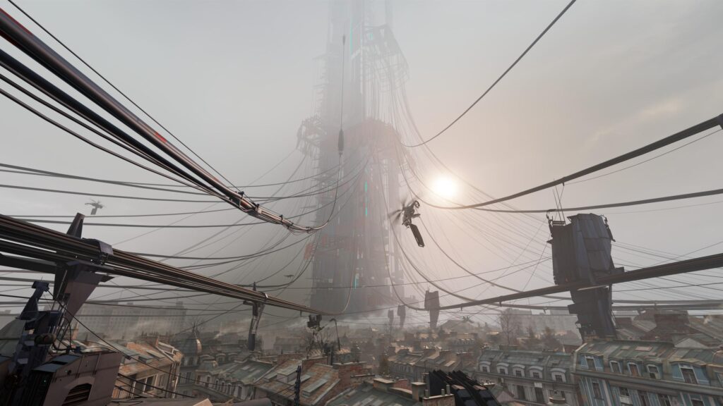 Half-Life Alyx Citadel and City Skyline Cinematic 4K Desktop Wallpaper