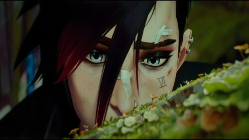 Vi from Arcane Close Up Portrait 4K Desktop Wallpaper