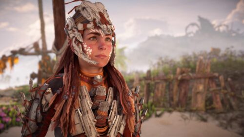 Aloy Horizon Forbidden West Character Portrait 4K Desktop Wallpaper