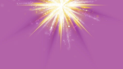 Stunning Abstract Purple and Gold Light Burst Desktop Wallpaper