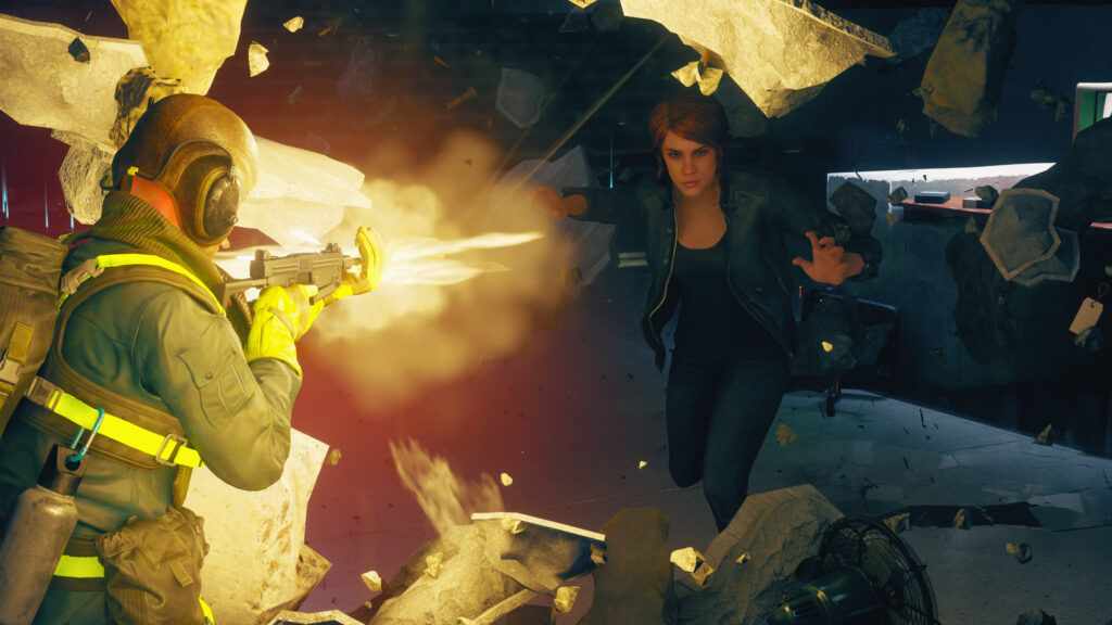 Jesse Faden Control Game Action Scene 4K PC Wallpaper